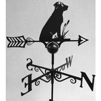 Labrador Weathervane - Steel - W65 x H88 cm - Black