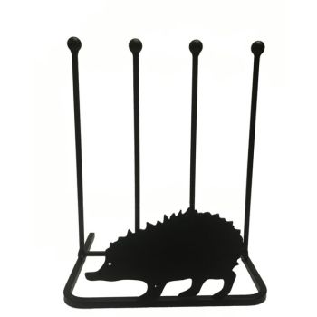 2 Pair Boot Rack - Hedgehog - Steel - L29 x W39 x H48 cm - Black