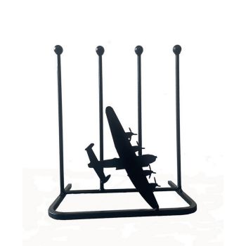 2 Pair Boot Rack - Lancaster - Steel - L27.9 x W38 x H48.3 cm - Black