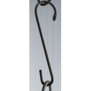 Handy Hook 8 Inches - Garden Hanger - Solid Steel - H20.3 cm - Brown