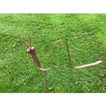 Worm Garden Art - Steel - W53.3 x H53.3 cm - Bare Metal/Ready to Rust