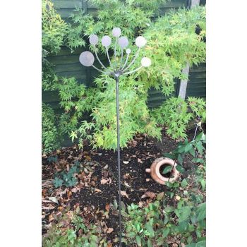 Cow Parsley Stake 4Ft (Pack of 3) - Steel - W20.3 x H144.8 cm - Bare Metal/Ready to Rust