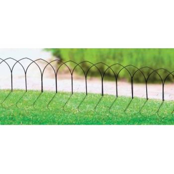 Gothic Lawn Edge (Pack of 25) - Steel - W50.8 x H59.7 cm - Bare Metal/Ready to Rust