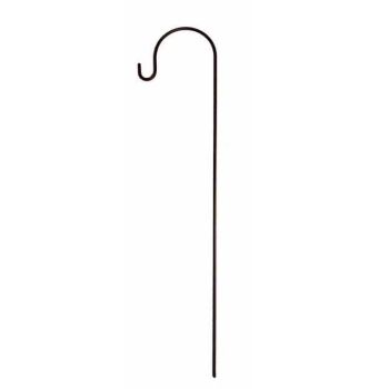 1M Crooks - Pack of 8 - Hand Made By Traditional Forge, Bird Feeding Stations - Steel - Bare Metal/Ready to Rust