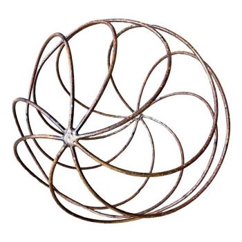 Sphere Plant Pins/ Garden Art - Bare Metal/Ready to Rust