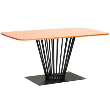 Mmilo Paris Dining Table - L160 x W90 x H75 cm - Oak Veneer