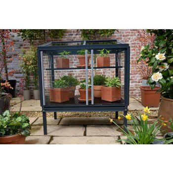 Herb House - Aluminium/Glass - L80 x W55 x H93 cm - Anthracite
