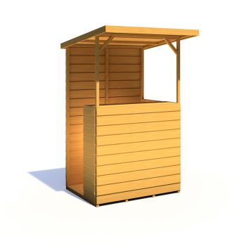 Tiki 4 x 3 Feet Garden Bar - Wood - L89 x W119 x H205.4 cm