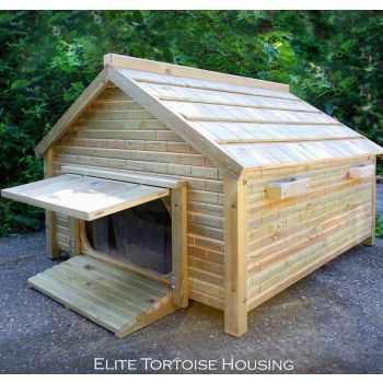 Buttercup Tortoise Manor - Solid Thick Marine Grade Ply - L100 x W120 x H80 cm