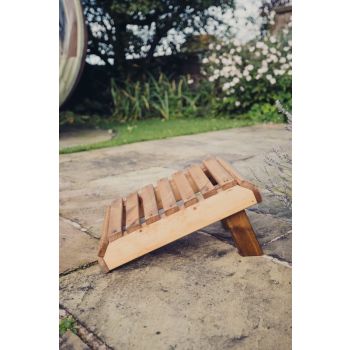 Valley Footstool - Timber - L50 x W30 x H30 cm - Garden Furniture - Fully Assembled