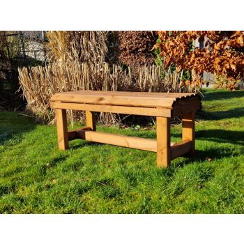 Valley Backless Garden Bench - Timber - L39 X W99.5 X H43 cm - Fully Assembled