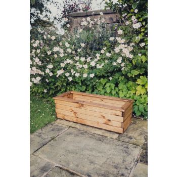 Valley Trough Large - Timber Garden Planter - L39 x W100 x H32 cm