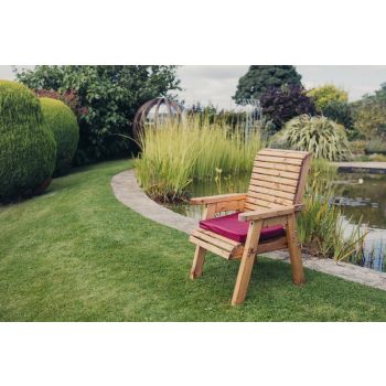 Valley Chair - Timber - L73 x W64 x H95 cm - Garden Furniture - Minimal Assembly Required