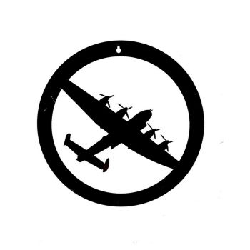 Lancaster Large Garden Wall Art - Black