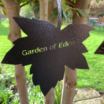 Falling Leaves - Garden of Eden - W20 x H25 cm - Black