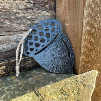 Small Hanging Acorn (Pack of 3) - W10 x H8 cm - Black