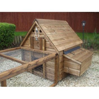 Melford  Poultry House 2 to 6 Hens & Run - L180 x W90 x H90 cm