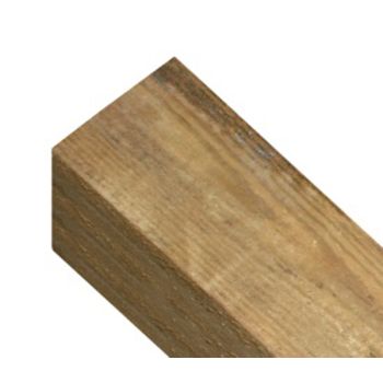 Square Top Post - Pressure Treated Scandinavian Redwood - L100 x W100 x H1350 mm